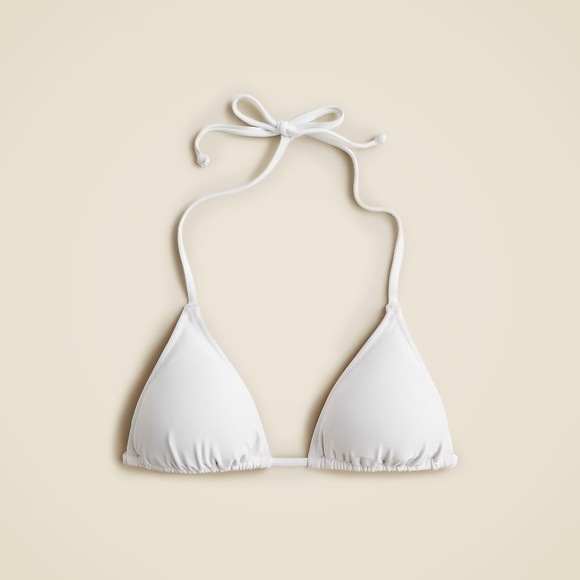 J. Crew Classic White Bikini Top - Picture 1 of 3